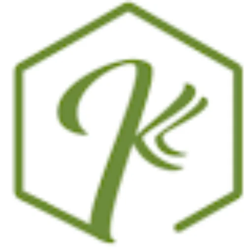 Knuggzilla's mystery logo hexagon with a k inside.