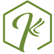 Knuggzilla's mystery logo hexagon with a k inside.