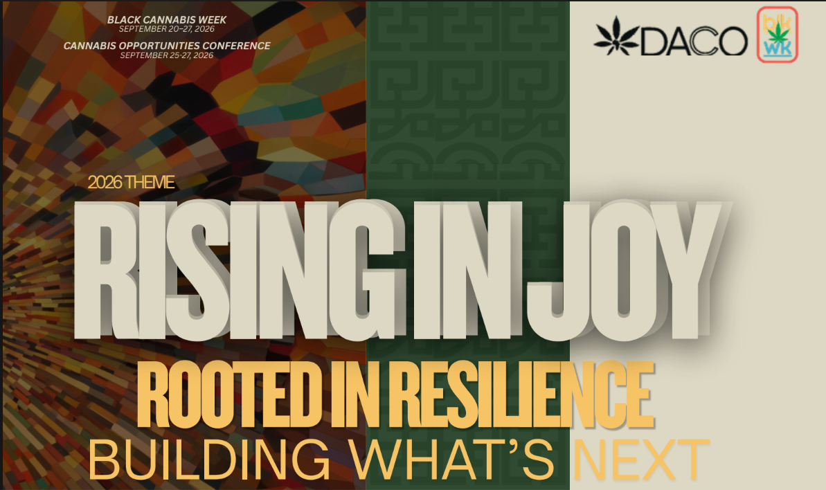 Rising In Joy Logo for Black Cannabis Week