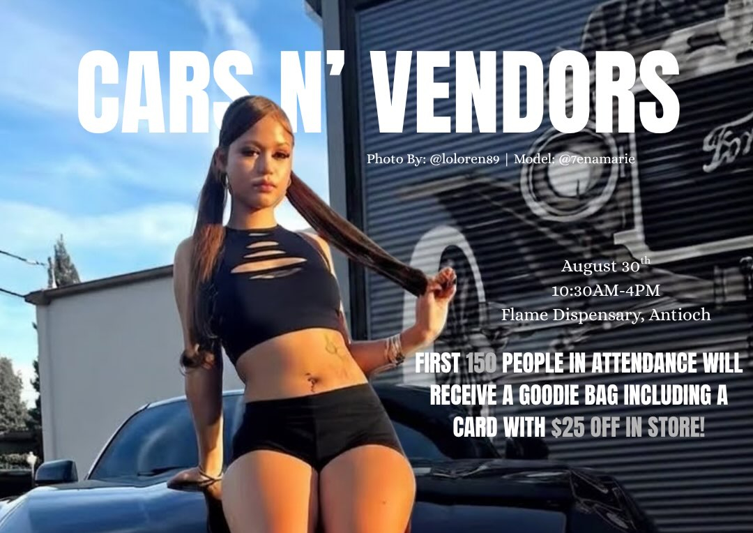 Flame Antioch featuring Cars N' Vendors August 30, 2026